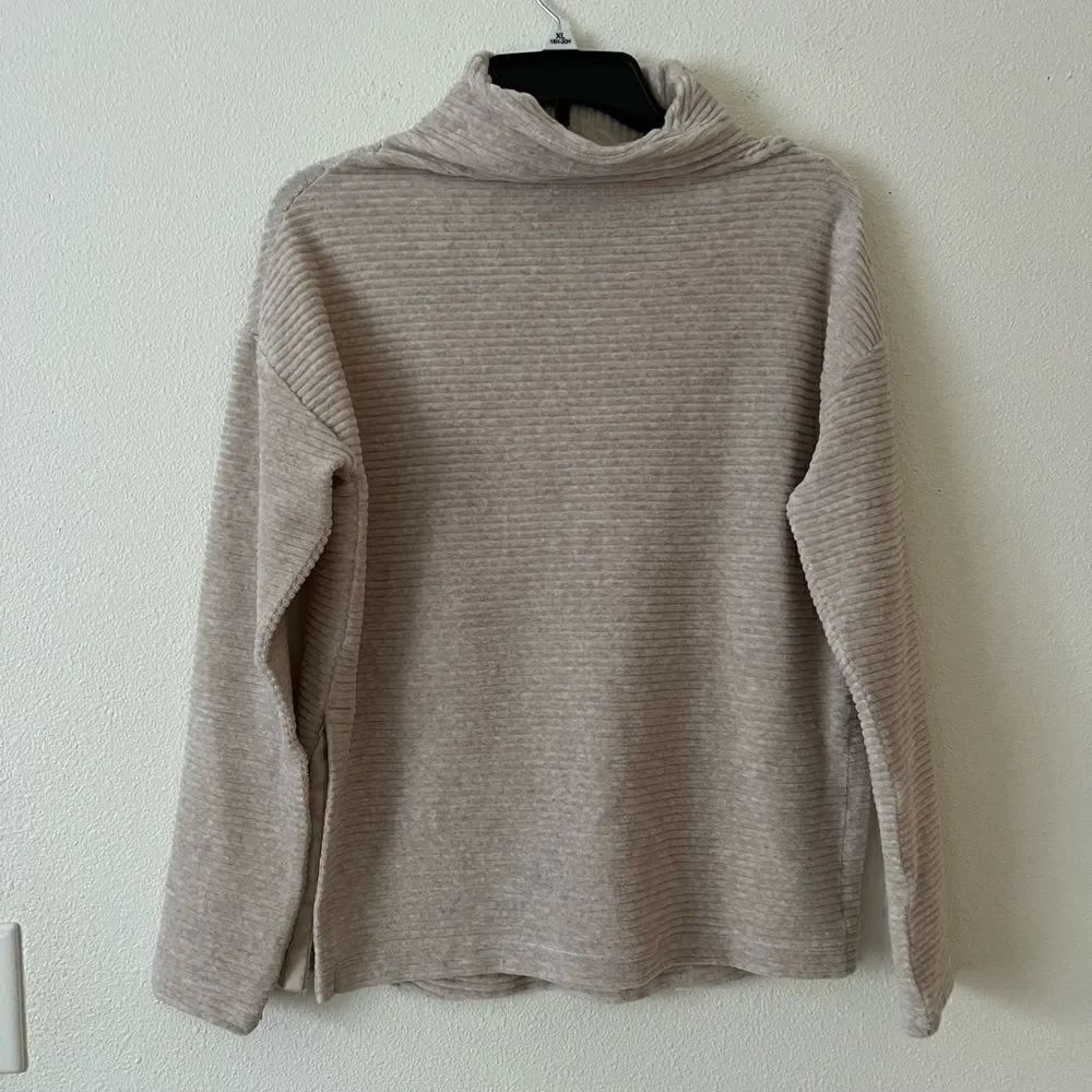 Zella Women’s cows neck Wale pullover sweater XXS